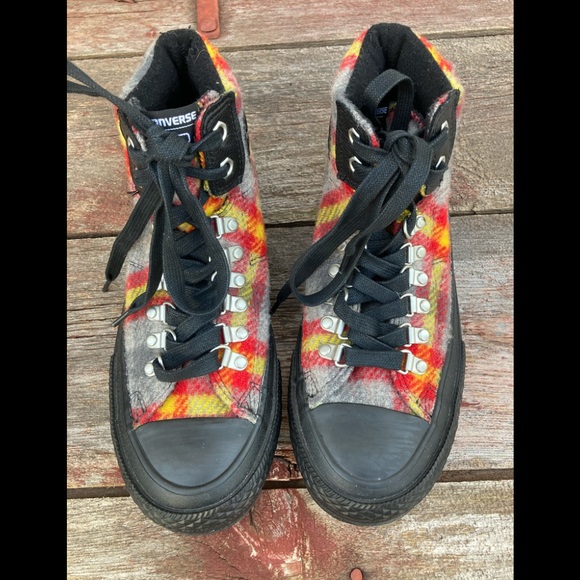 🍁 Converse Woolrich Plaid   sneakers - Picture 4 of 15
